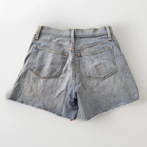 J Crew Womens Size 25 High Rise Stretch Light Wash Cutoff Jean Shorts - Picture 6 of 6